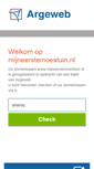 Mobile Screenshot of mijneerstemoestuin.nl